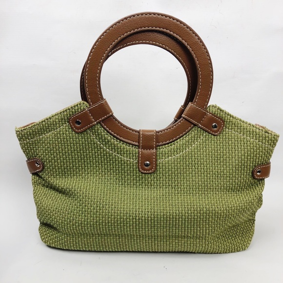 Bass Handbags - G.H. Bass Green Textured Handbag